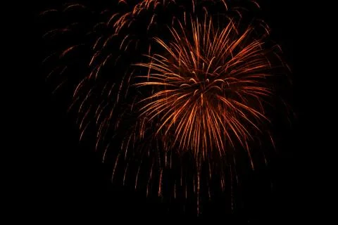 Pyrotechnic fireworks Stock Photos