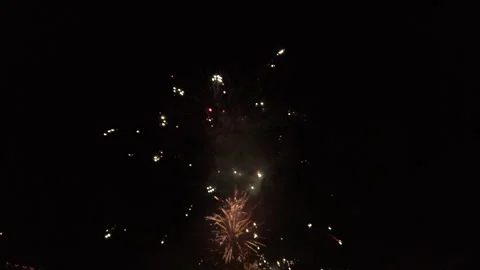 Pyrotechnical display of Fireworks in Niigata Stock Footage 255383216