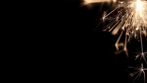Pyrotechnics sparkler firework Stock Footage 127536824