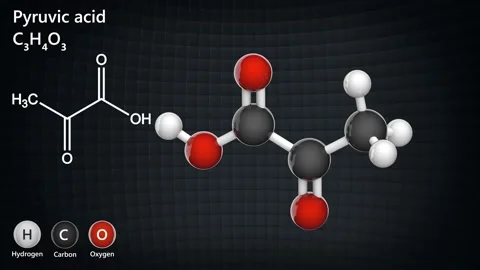 Pyruvic acid Stock Footage 145256857
