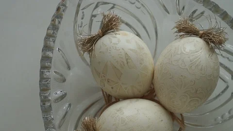 Pysanky Stock Footage 125043772