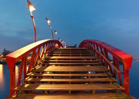 Python Bridge in Amsterdam Stock Photos
