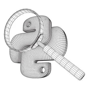 Python code language sign Stock Illustration