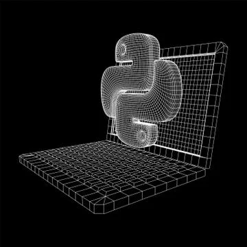 Python code language sign Stock Illustration