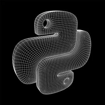 Python code language sign Stock Illustration