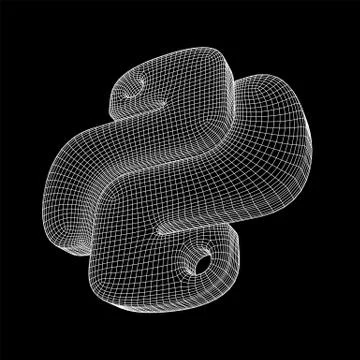 Python code language sign Stock Illustration