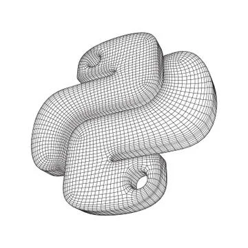 Python code language sign Stock Illustration