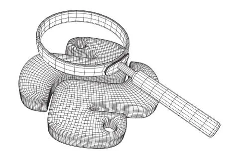Python code language sign Stock Illustration