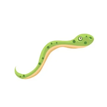 Python Funny Illustration Stockillustratie