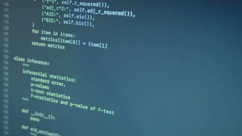 Python Code Stock Footage ~ Royalty Free Stock Videos | Pond5