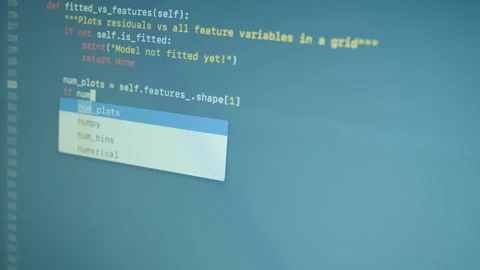 Python Code Stock Footage ~ Royalty Free Stock Videos | Pond5
