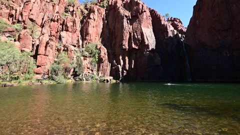 Python Pool Millstream Chichester Range National Park Western Australia 動画素材 205586155