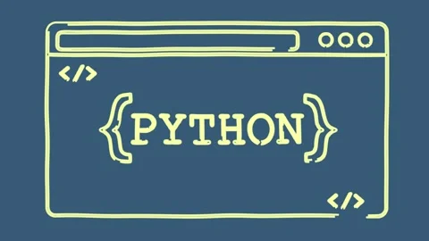 Python programming coding software development background animation Stock Footage 264964154