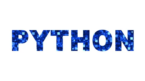 Python programming language blue word co... | Stock Video | Pond5