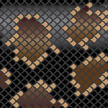 Python scales texture vector background design template Stock Illustration