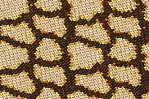 Python skin seamless background on vector graphic art. Stock Illustration