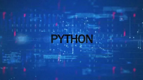 Python Word Tech Background Si-Fi Stock Footage 272985639