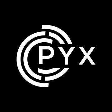 PYX letter logo design. PYX monogram initials letter logo concept. PYX letter Stock Illustration