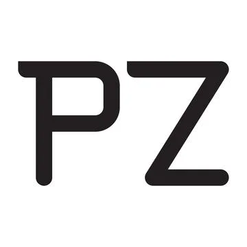 Pz initial letter vector logo icon Stock Illustration