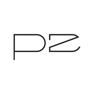 Pz initial letter vector logo Stock Illustration