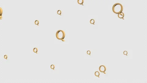 Q Alphabet Animation. Stock Footage 316017611