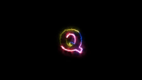 Q Alphabet Stock Footage 318899675