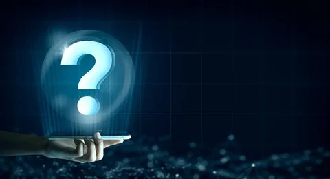 Q and A discussion. FAQ, Support, Question and Answer. Help service business Stock Illustration