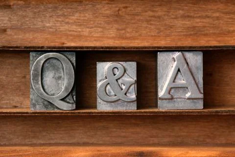 Q and A Stock Photos
