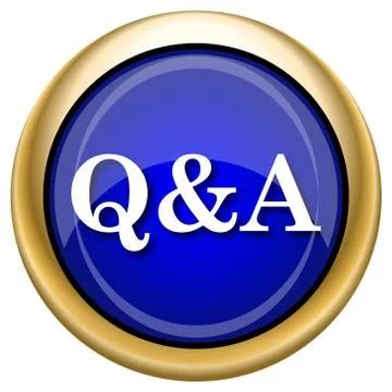 Q&amp;a icon Stock Illustration