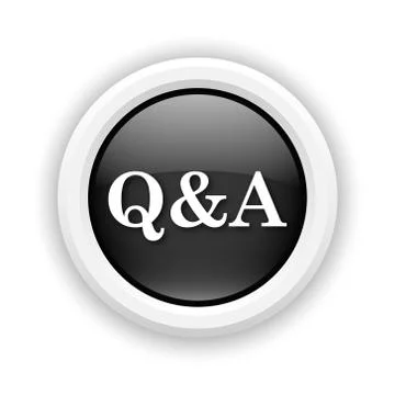 Q&amp;a icon Illustrazione stock