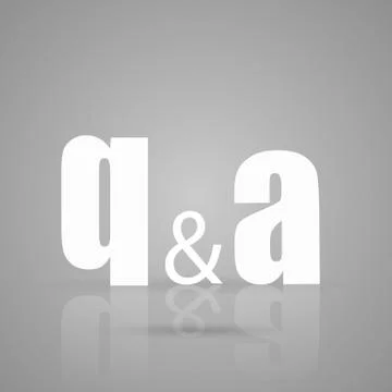 Q&amp;A Illustration Stock Illustration