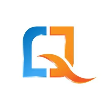 Q letter logo Illustrazione stock