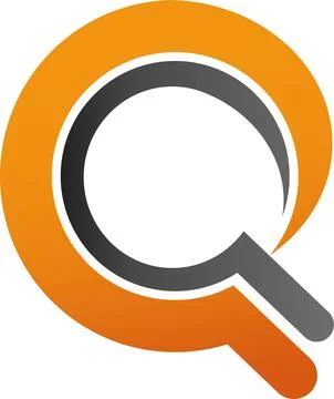Q letter simple logo Stock Illustration
