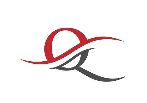 Q Logo Design Vector Template. Initial Letter Q Logotype For Business And Com Stock Illustration
