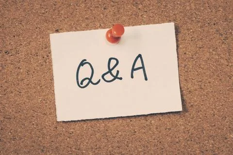 Q&amp;A Stock Photos