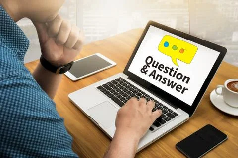 Q&amp;A - Question and Answer Stock Photos