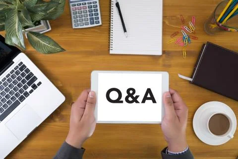 Q&amp;A - Question and Answer Stock Photos