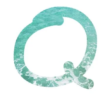 Q in the water Stock Illustration