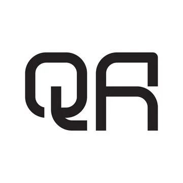 Qa initial letter vector logo icon Stock Illustration