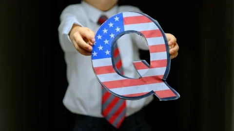 QAnon concept. Stock Footage 140692592
