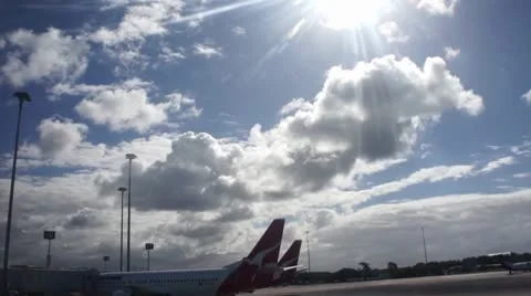 Qantas 1.mp4 Stock Footage 8924959