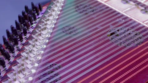 Qanun, Middlöe Eastern Strings Instrument Stock Footage 304737766