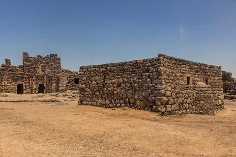 Qasr al-Azraq castle in the eastern Jordan Foto stock