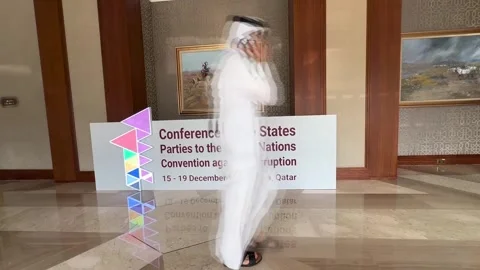 Qatar: China reaffirms commitment to global anti-corruption cooperation a... Stockbeeldmateriaal 323962545