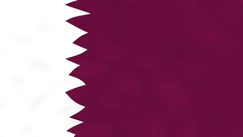 QATAR FLAG ANIMATION Stock Footage 221960935