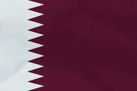 Qatar Flag. Background Stock Illustration