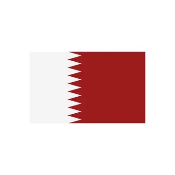 Qatar flag icon vector Stock Illustration