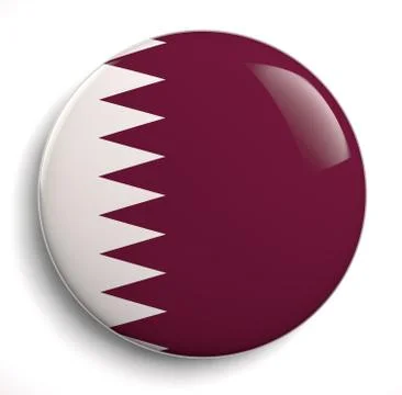 Qatar flag Stock Illustration