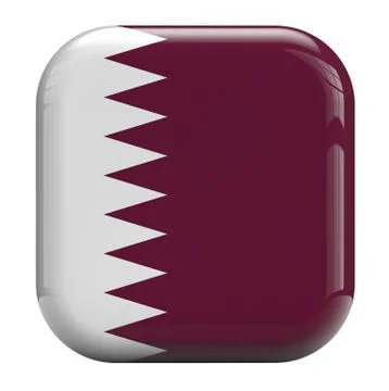 Qatar flag Stock Illustration