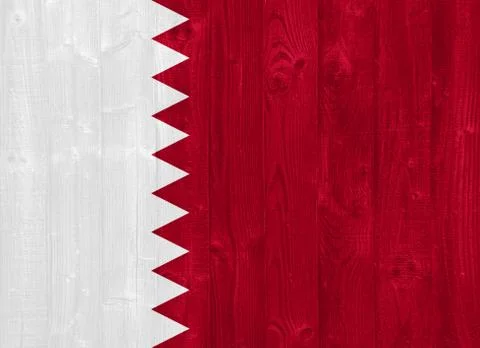 Qatar flag Stock Photos